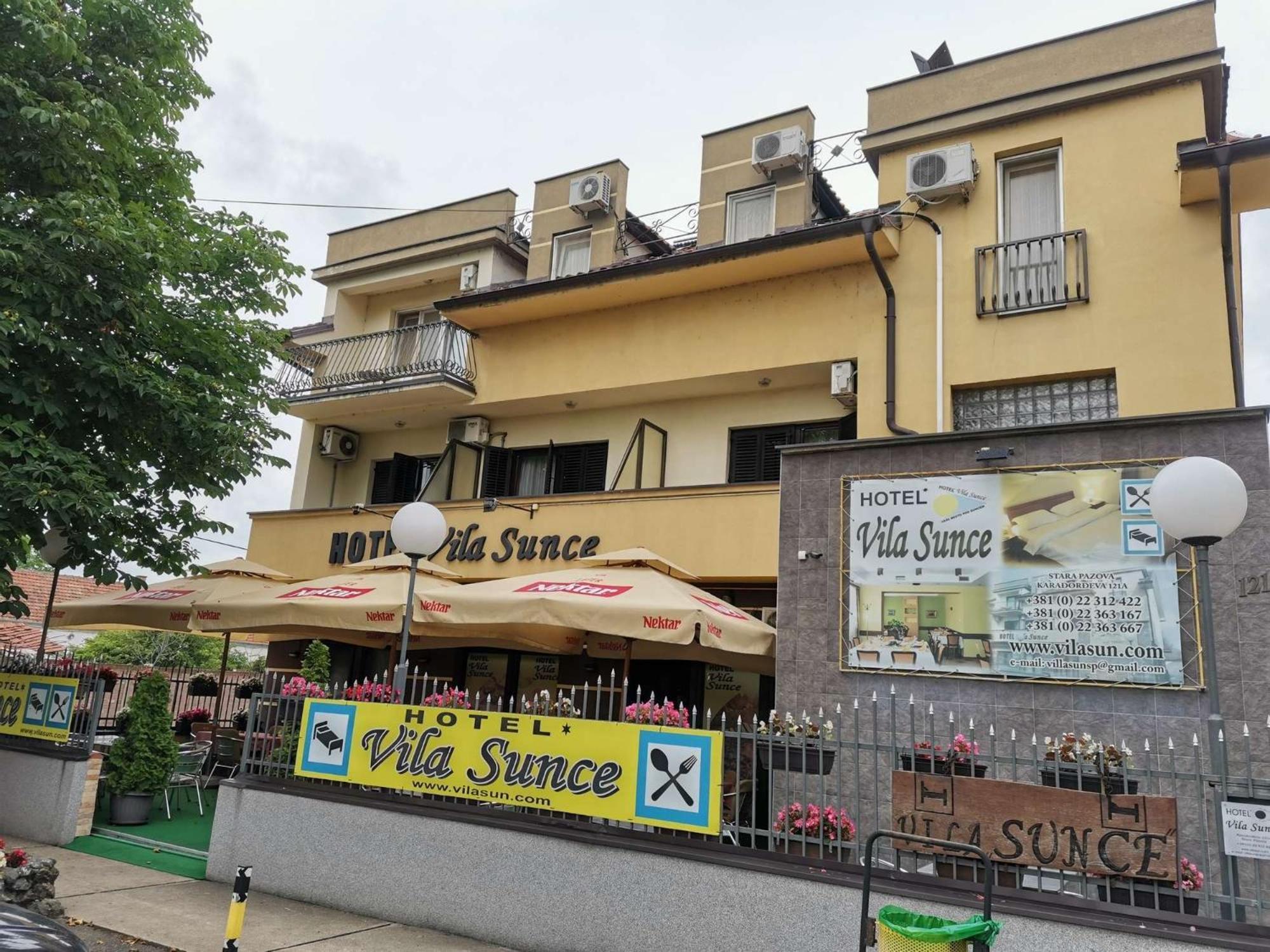 Hotel Vila Sunce Stara Pazova Exterior photo